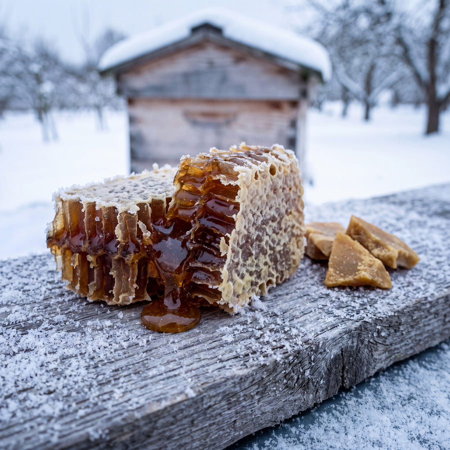 Honey and beeswax are sacred there