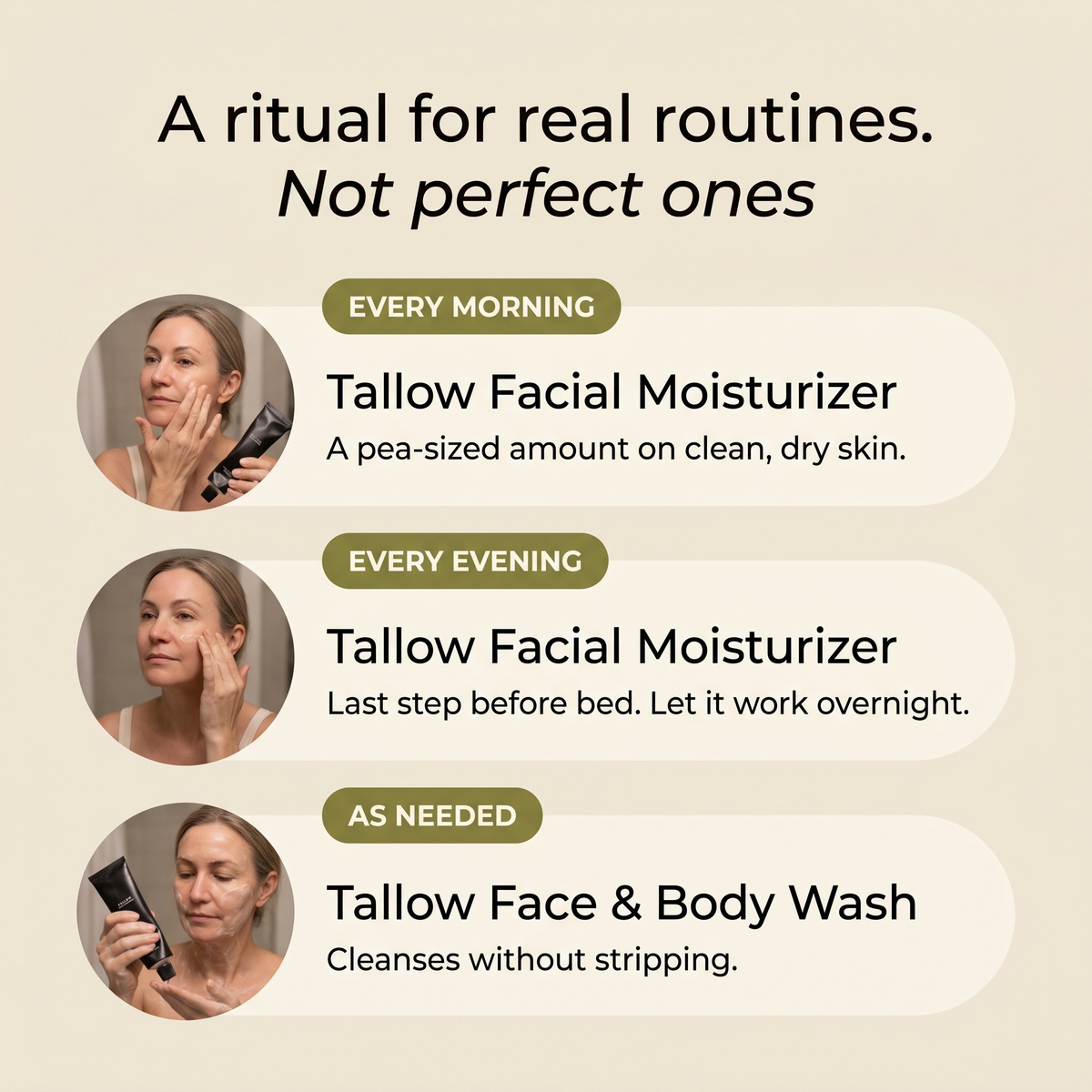 Tallow Facial Moisturizer
